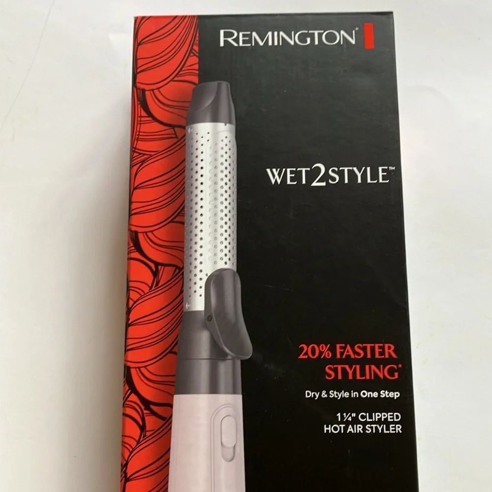 🦄. REMINGTON Wet2Style, 1 1/4” clipped hot air styler